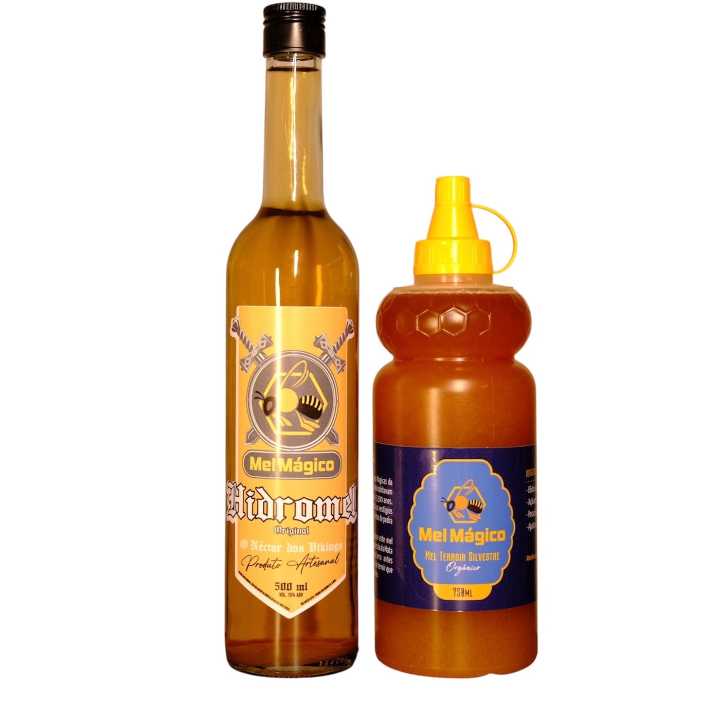 Kit 1un Hidromel + 1un Mel Bisnaga 1kg