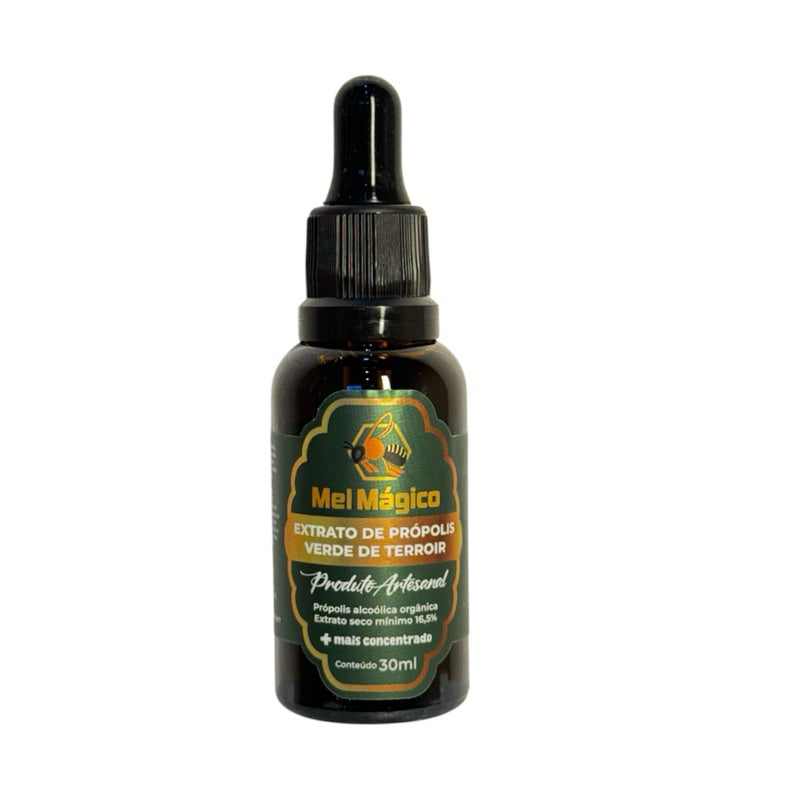 Kit 1x Mel Puro Bisnaga 280g + 1x Extrato de Própolis Verde Concentrado 30ml