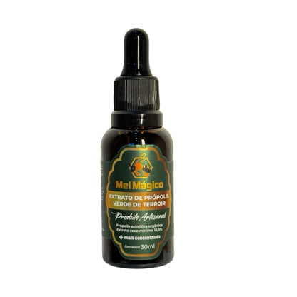Kit 1x Mel Puro Bisnaga 280g + 1x Extrato de Própolis Verde Concentrado 30ml