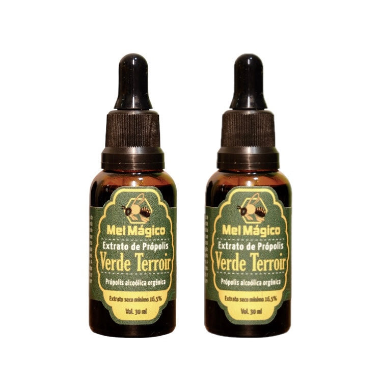 Kit 2un Extrato de Própolis Verde Alcoólico 30ml