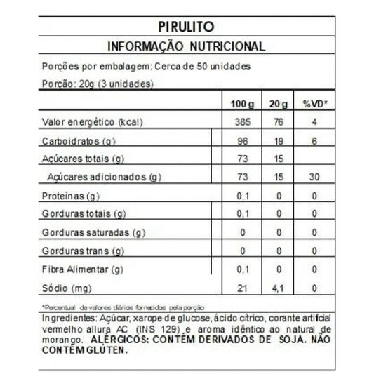 Pirulito De Extrato de Própolis e Mel - Kit 10 unidades