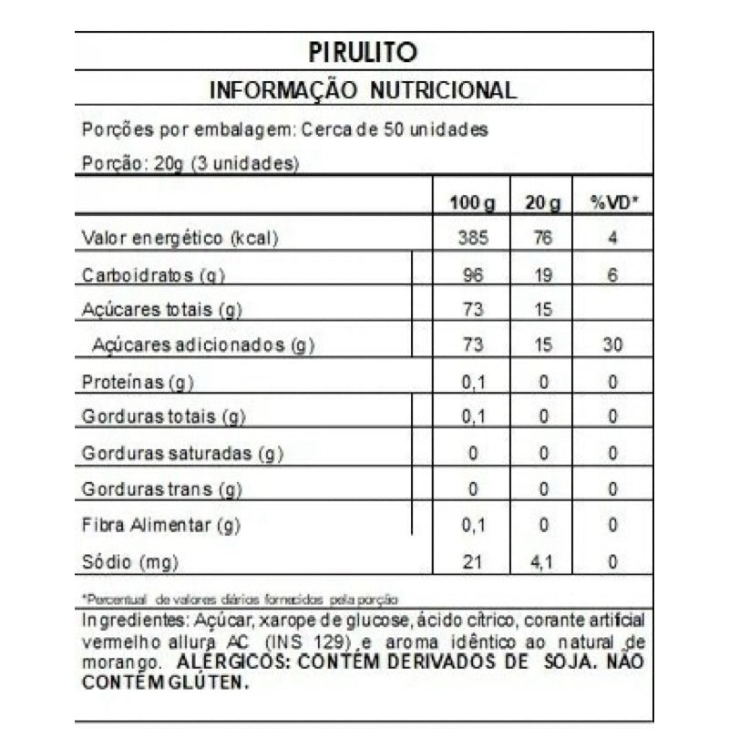 Pirulito De Extrato de Própolis e Mel - Kit 10 unidades