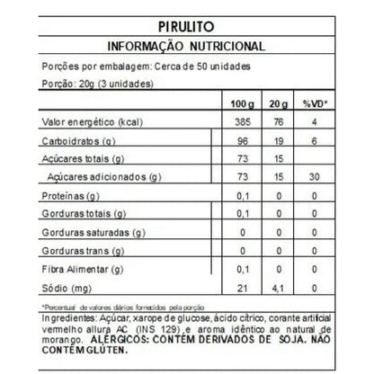 Pirulito De Extrato de Própolis e Mel - Kit 10 unidades
