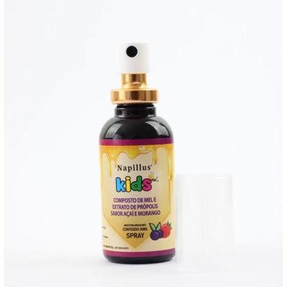 Spray Kids - Composto de Mel e Extrato De Própolis Sabor Açaí e Morango
