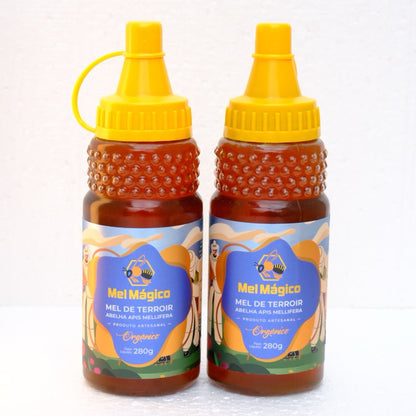 Kit Mel Mágico: 2 Mel Puro Bisnaga 280g + 2 Extrato De Própolis Verde 16,5% 30ml