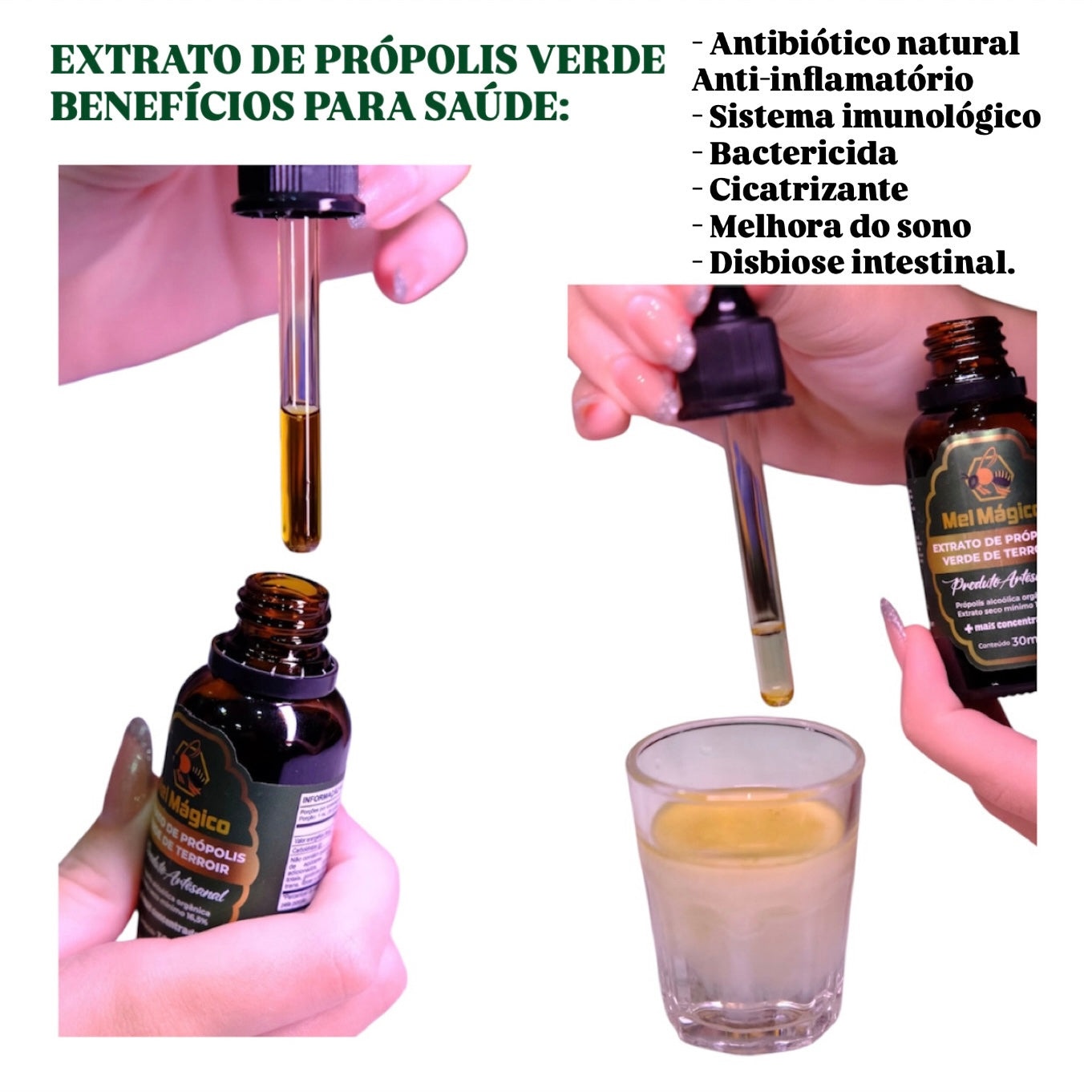 Extrato de Própolis Verde Alcoólico 30ml