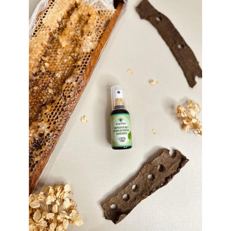 Spray De Mel, Própolis e Menta - Napillus 30 ml